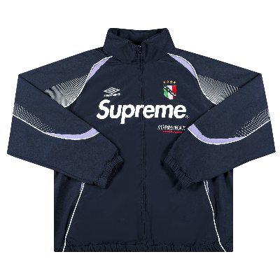 Pre-owned Supreme X Umbro Track Jacket 'navy' In Blue