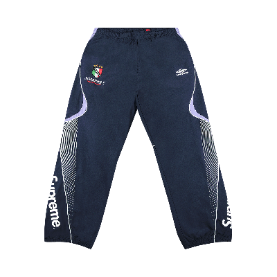 Pre-owned Supreme X Umbro Track Pant 'navy' In Blue