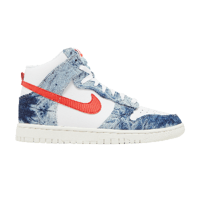 Pre-owned Nike Wmns Dunk High 'washed Denim' In Blue