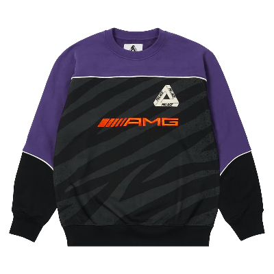 Pre-owned Palace X Amg Technical Crew 'black'