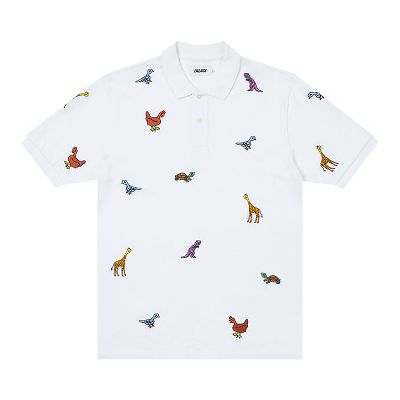 Pre-owned Palace Animals Polo 'white'