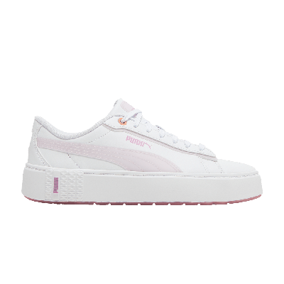 Pre-owned Puma Wmns Smash Platform V2 'candy - White Lavender Fog'