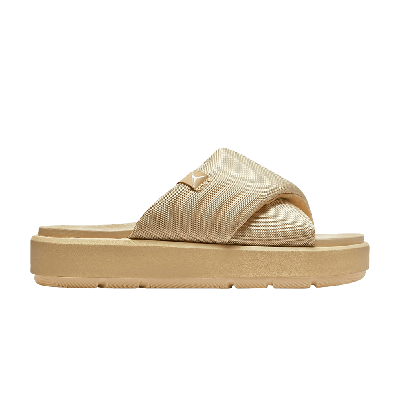 Pre-owned Air Jordan Wmns Jordan Sophia Slide 'sesame' In Brown