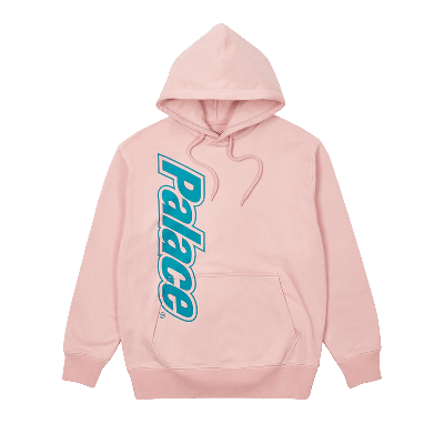 Pre-owned Palace Lowercase Font Hood 'pink'