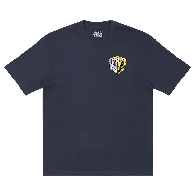 Pre-owned Palace Kids' Don't Be Square T-shirt 'navy' In Blue