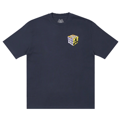 Pre-owned Palace Don't Be Square T-shirt 'navy' In Blue