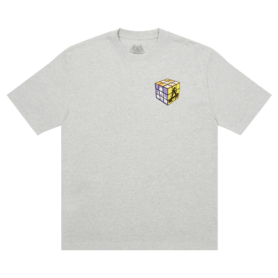 Pre-owned Palace Kids' Don't Be Square T-shirt 'grey Marl'