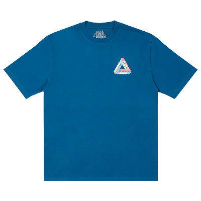 Pre-owned Palace Tri-visions T-shirt 'blue'