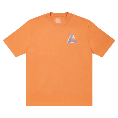 Pre-owned Palace Kids' Tri-visions T-shirt 'caramel' In Orange
