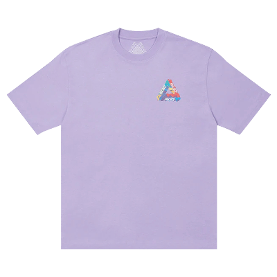 Pre-owned Palace Tri-visions T-shirt 'violet' In Purple