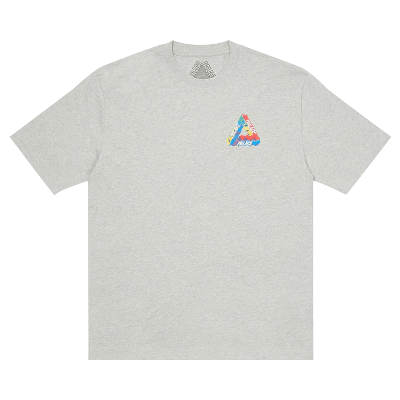 Pre-owned Palace Kids' Tri-visions T-shirt 'grey Marl'