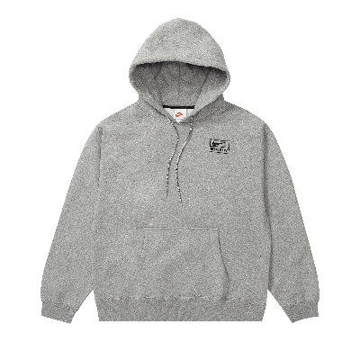 Pre-owned Nike X Stussy Nrg Hoodie 'dark Grey Heather'
