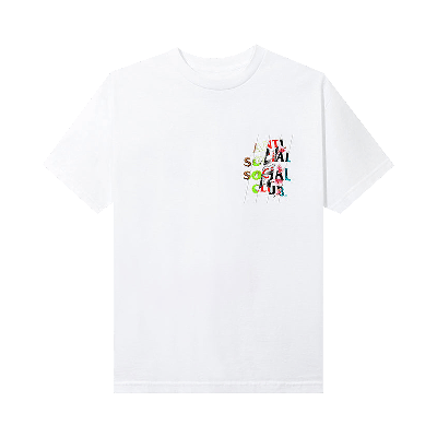 Pre-owned Anti Social Social Club Madness Tee 'white'