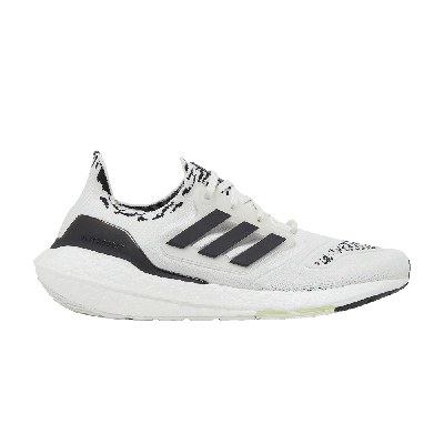 Pre-owned Adidas Originals Ultraboost 22 'non Dyed Zebra' In White