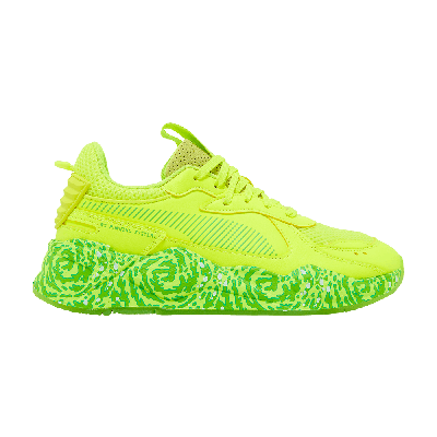 Pre-owned Puma Rick And Morty X Rs-x In Yellow