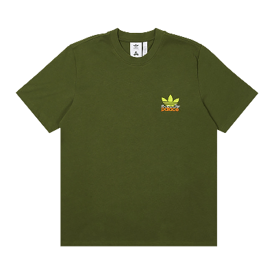 Pre-owned Palace X Adidas Nature Tee 'wild Pine' In Green