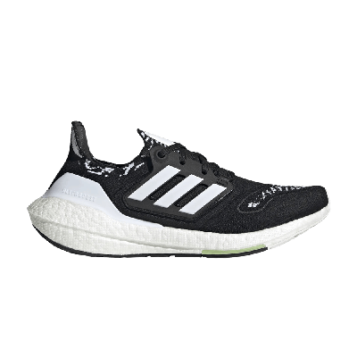 Pre-owned Adidas Originals Wmns Ultraboost 22 'black White Almost Lime'