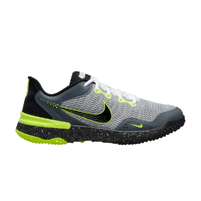 Pre-owned Nike Alpha Huarache Elite 3 Turf 'light Smoke Grey Volt'