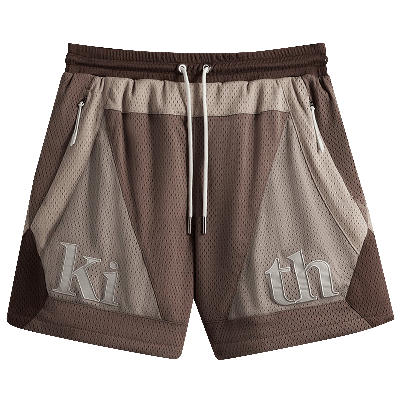 Pre-owned Kith Palette Turbo Short 'mantle' In Brown