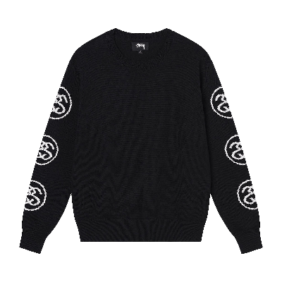 Pre-owned Stussy Ss-link Sweater 'black'
