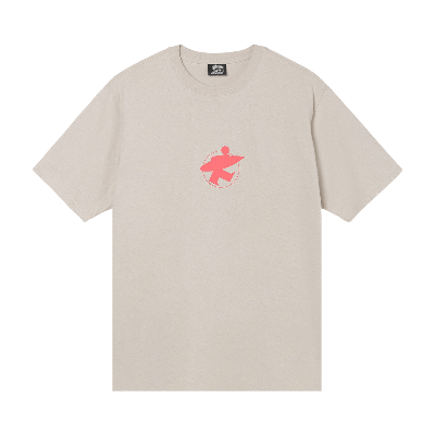 Pre-owned Stussy Kids'  Surf Stock Tee 'smoke' In Grey