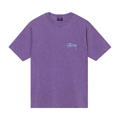 Pre-owned Stussy Big League Pigment Dyed Tee 'purple'