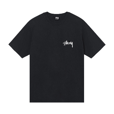 Pre-owned Stussy Big League Pigment Dyed Tee 'black'