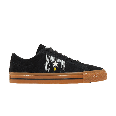 Pre-owned Converse Peanuts X One Star Low 'snoopy And Woodstock' In Black