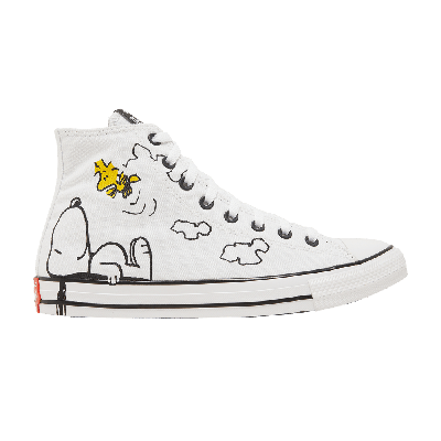 Pre-owned Converse Peanuts X Chuck Taylor All Star High 'snoopy And Woodstock' In White