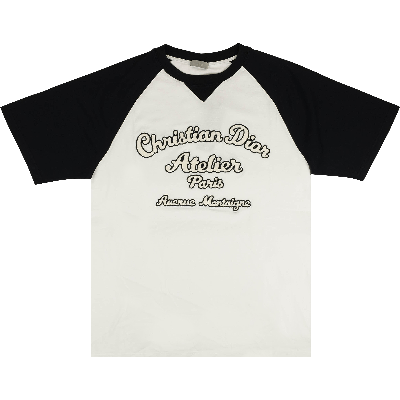 Pre-owned Dior Oversized Atelier T-shirt 'white/black'