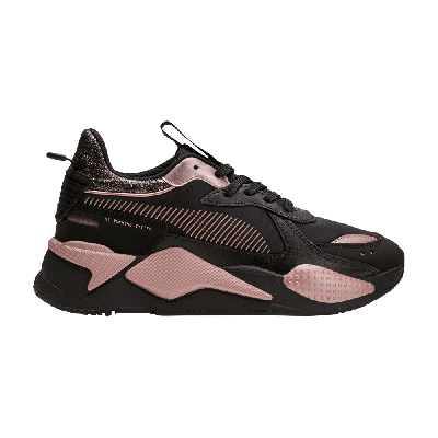 Pre-owned Puma Wmns Rs-x 'black Rose Gold'