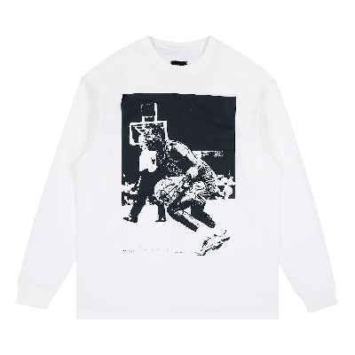 Pre-owned Air Jordan X Union Long-sleeve T-shirt 'white'