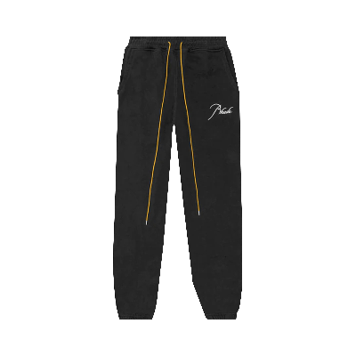 Pre-owned Rhude Terry Sweatpant 'vintage Black'