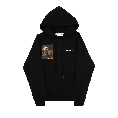 Pre-owned Off-white Caravag Lute Slim Hoodie 'black/white'