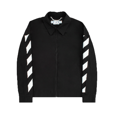 Pre-owned Off-white Diag Harrington Jacket 'black/white'