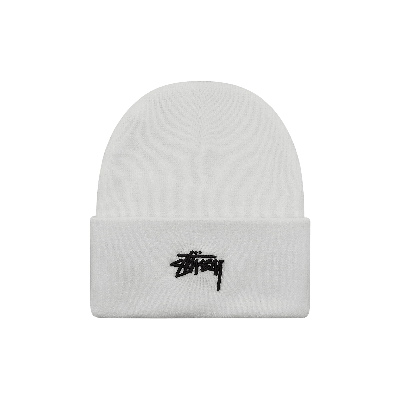 Pre-owned Nike X Stussy Cuffed Beanie 'white'