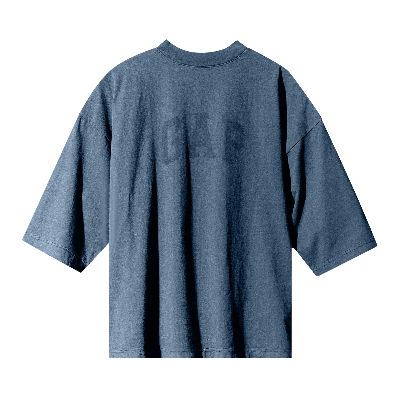 Pre-owned Yeezy Gap Engineered By Balenciaga Dove 3/4 Sleeve Tee 'dark Blue'