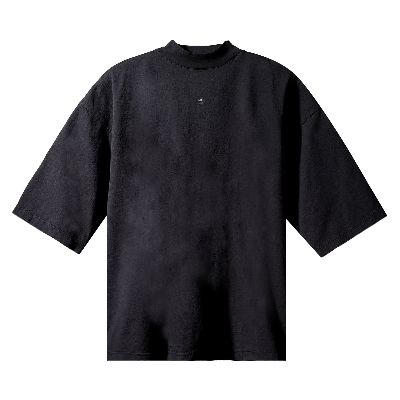 Pre-owned Yeezy Gap Engineered By Balenciaga Logo 3/4 Sleeve Tee 'black'