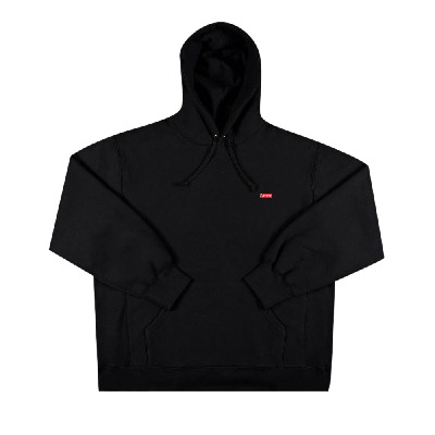 Pre-owned Supreme Enamel Small Box Hooded Sweatshirt 'black'