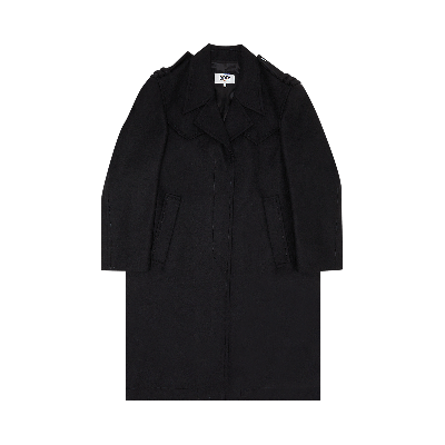 Pre-owned Mm6 Maison Margiela Coat 'black'