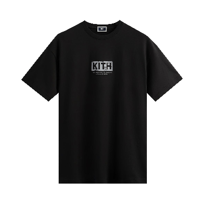 Pre-owned Kith For Branded Arts Eroded Logo Student Tee 'black'