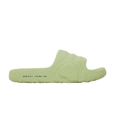 Pre-owned Adidas Originals Adilette 22 Slides 'magic Lime' In Green