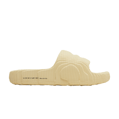 Pre-owned Adidas Originals Adilette 22 Slides 'desert Sand' In Tan