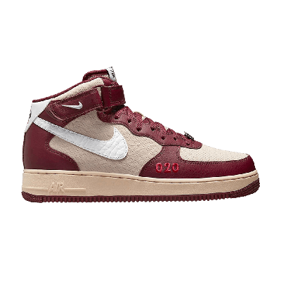 Pre-owned Nike Air Force 1 Mid 'city Pack - London' In Red