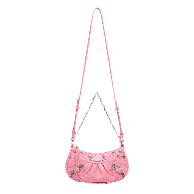 Pre-owned Balenciaga Mini Le Cagole Chain Bag 'sweet Pink'