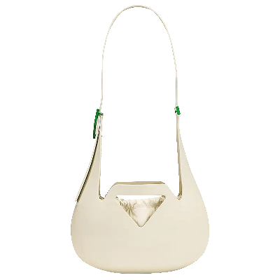 Pre-owned Bottega Veneta Small Moulded Shoulder Bag 'white/parakeet'