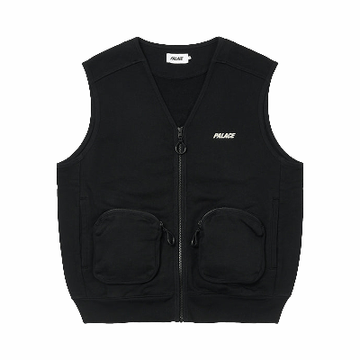 Pre-owned Palace London Sweat Gilet 'black'