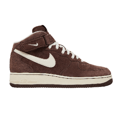 Pre-owned Nike Air Force 1 Mid 'chocolate' In Brown