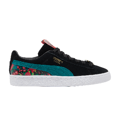 Pre-owned Puma Dc Comics X Wmns Suede 'poison Ivy' In Black