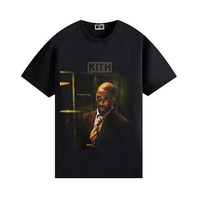 Pre-owned Kith For The Wire Stringer Vintage Tee 'black'